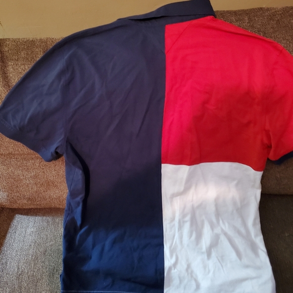 XXL Red, White and Blue Tommy Hilfiger Polo - Picture 4 of 4